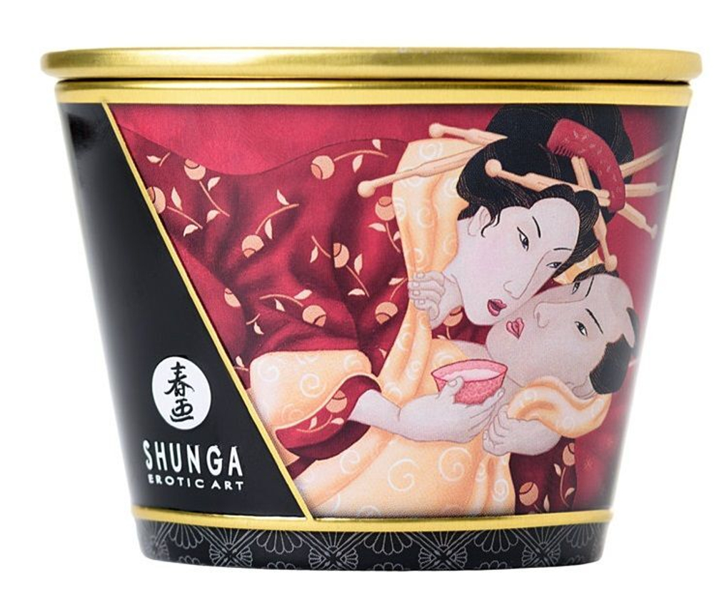 Массажная свеча shunga с ароматом