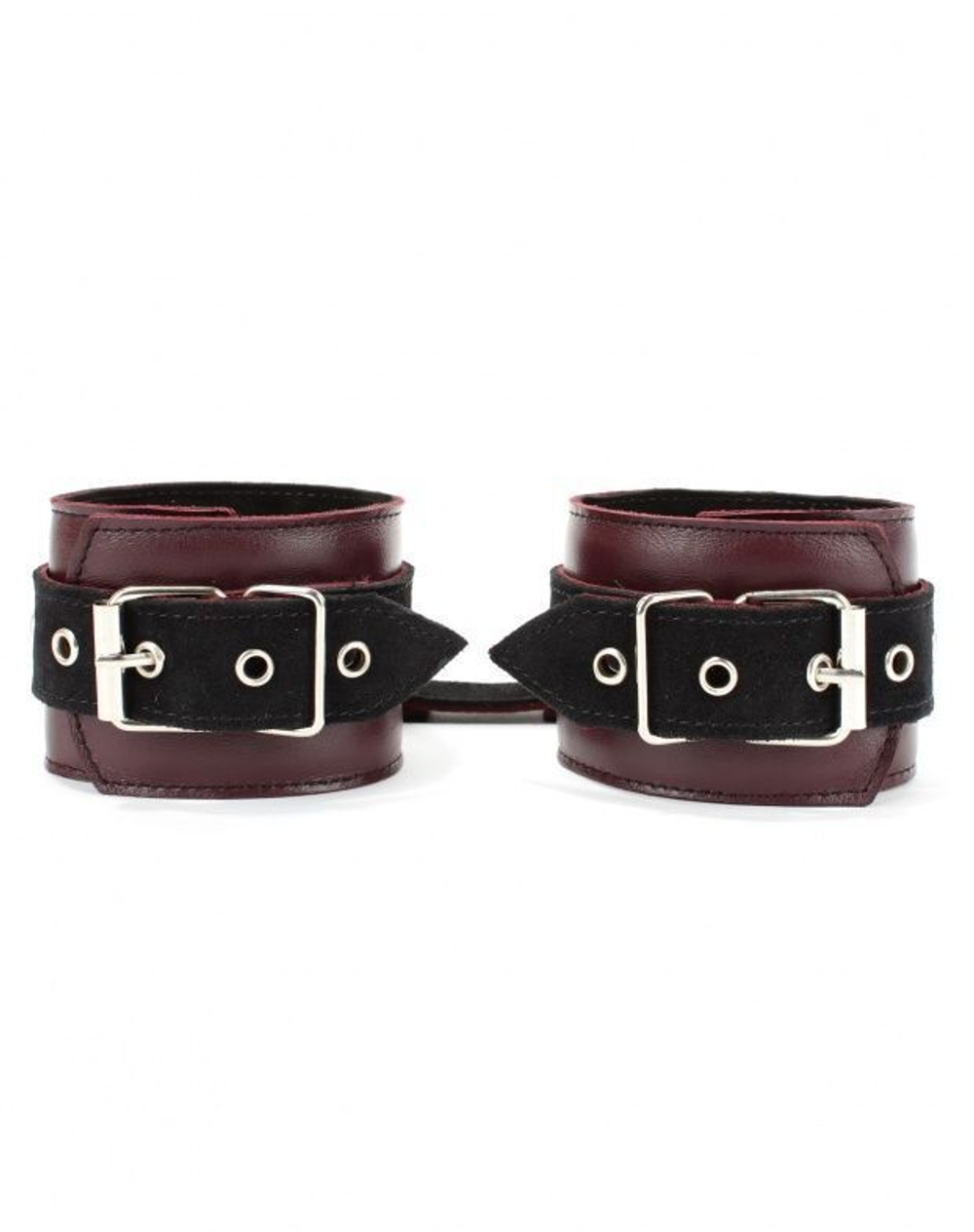 Бордовые наручники maroon shackles of hands