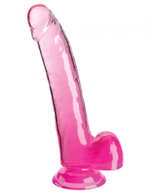 Фаллоимитатор с мошонкой на присоске 9’’ cock with balls - 24,8 см.