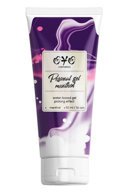 Интимная смазка на водной основе с пролонгирующим эффектом Oyo Personal Gel Menthol