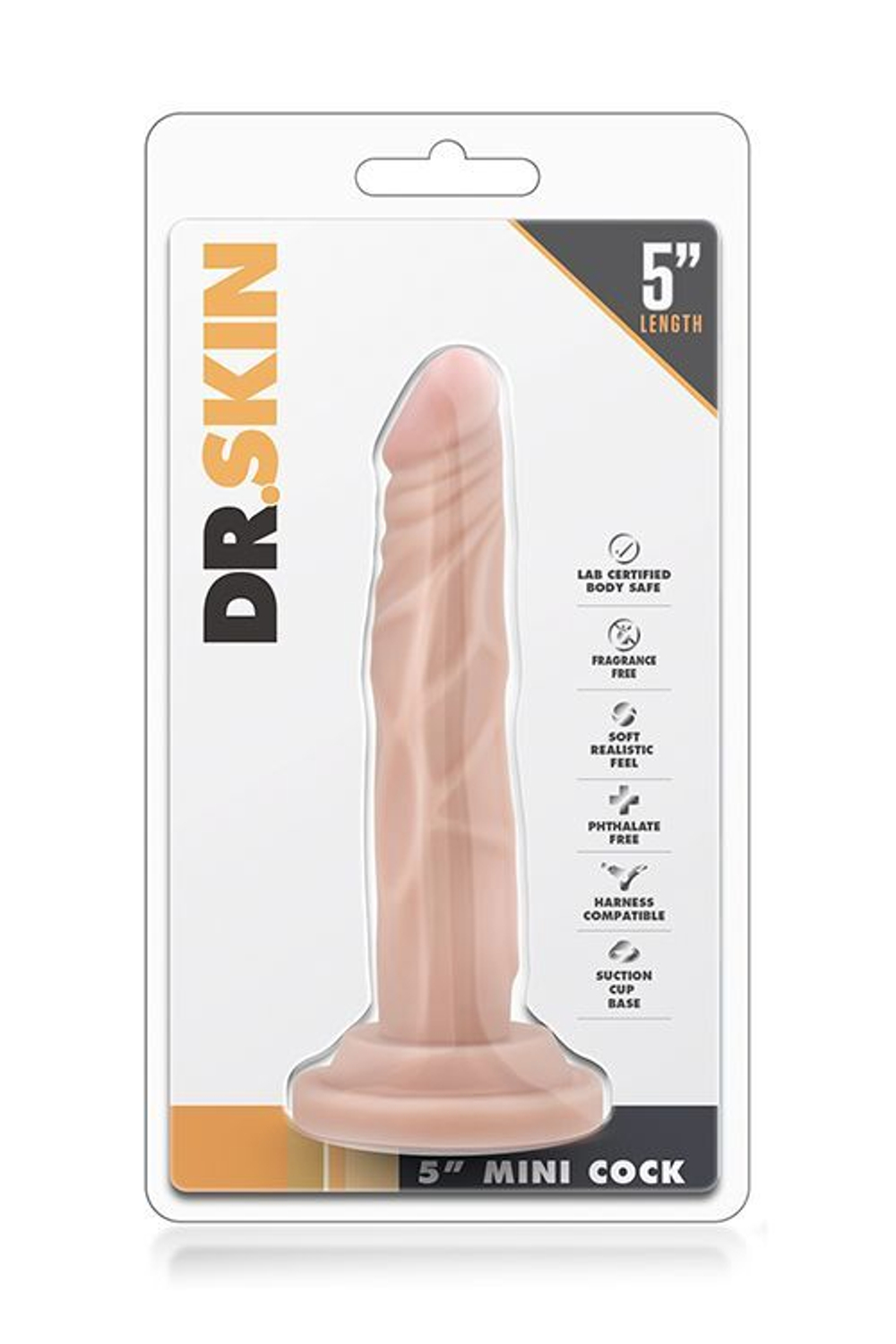 Фаллоимитатор-реалистик 5 inch mini cock на присоске - 14,6 см.