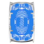 Реалистичный мягкий мастурбатор для удовольствия Quickshot Turbo Blue Ice