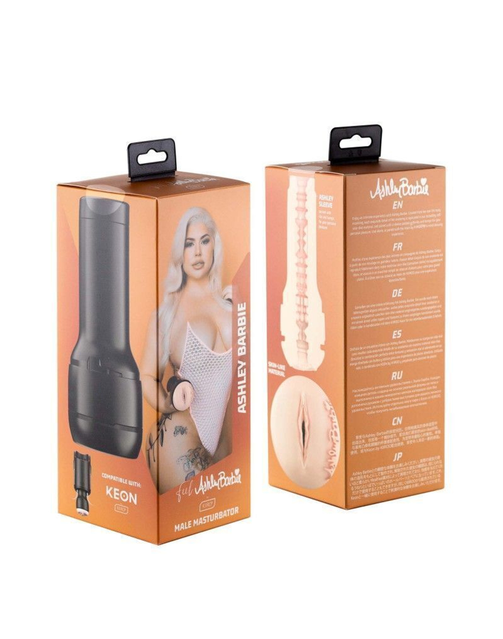 Реалистичная вагина Ashley Barbie в колбе Feel-Ashley