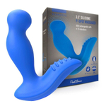 Синий вибромассажер простаты 3,5’’ p-spot massager - 12,5 см.