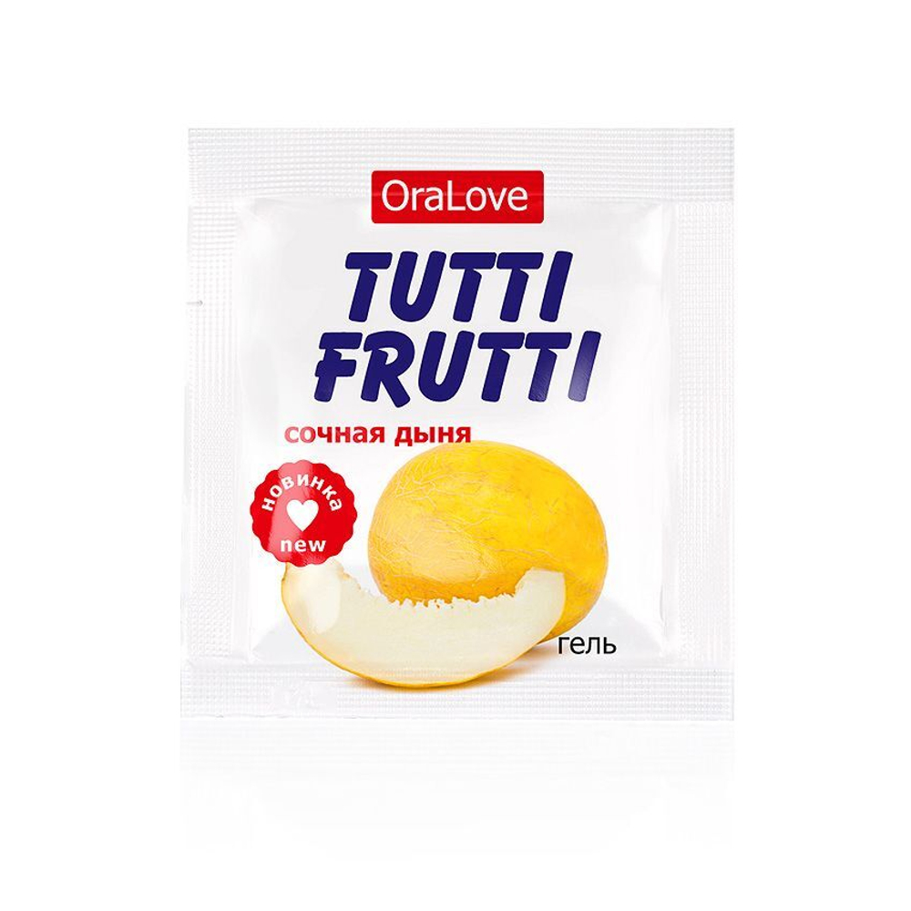 Гель-смазка Tutti-Frutti со вкусом