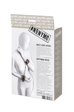 Наручники anonymo из искусственной кожи