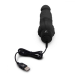 Вибратор-реалистик с клиторальными лепестками 7  Realistic Vibrator - 21,5 см.