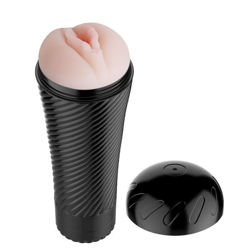 Реалистичная вагина с вибрацией для удовольствия Pink Pussy