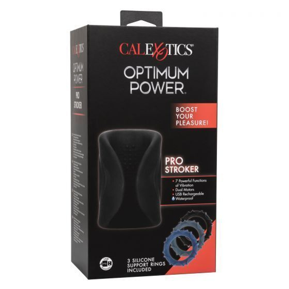 Реалистичный черный мастурбатор-насадка Black Delight Pro Stroker