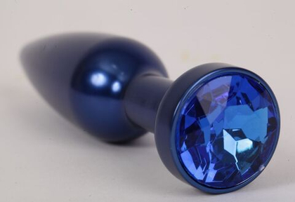 Металическая удлинённая пробка с кристаллом - 11,2 см.