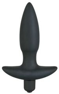 Анальная вибровтулка с 5 скоростями вибрации Vibrating Plug Small - 13 см.
