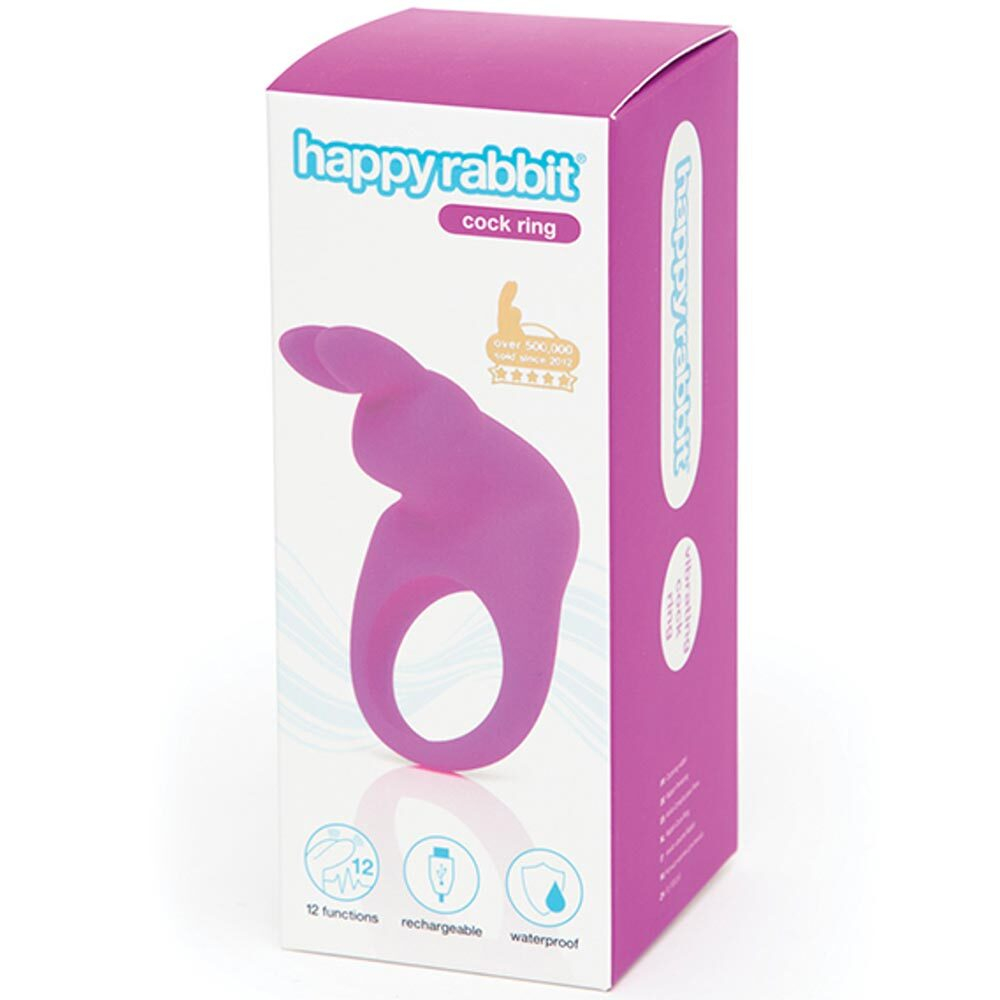 Эрекционное виброкольцо happy rabbit rechargeable rabbit cock ring