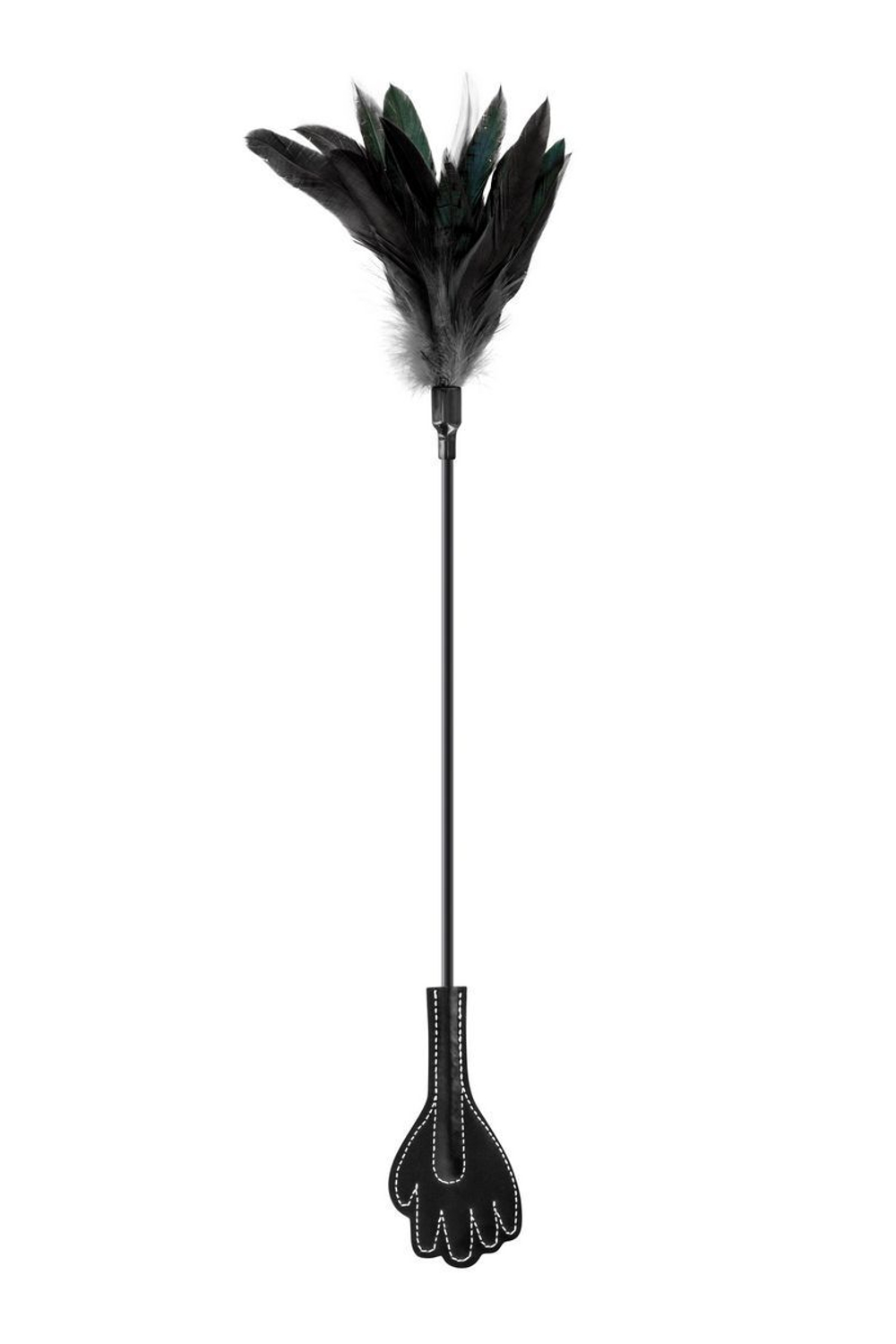 Двусторонний стек-щекоталка sweet caress feather whip - 58 см.