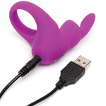 Эрекционное виброкольцо happy rabbit rechargeable rabbit cock ring