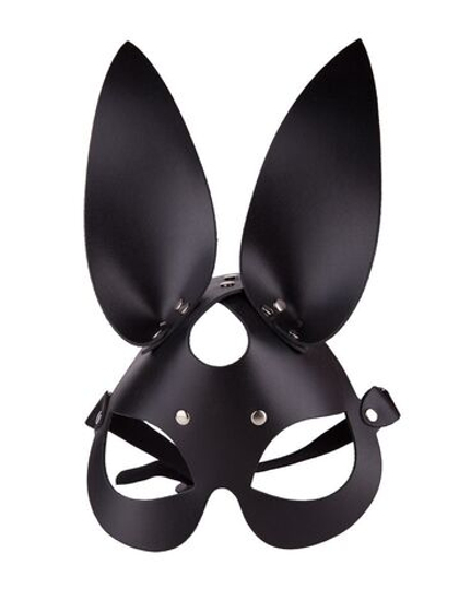 Кожаная маска с длинными ушками