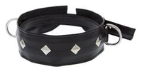 Полиуретановый ошейник с пуклями и d-кольцами collar with studs