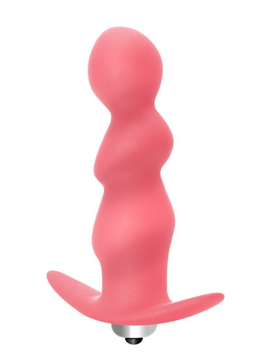 Фигурная анальная вибропробка Spiral Anal Plug - 12 см.