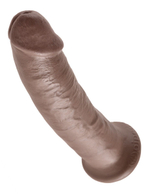 Коричневый фаллоимитатор 9  cock - 22,9 см.