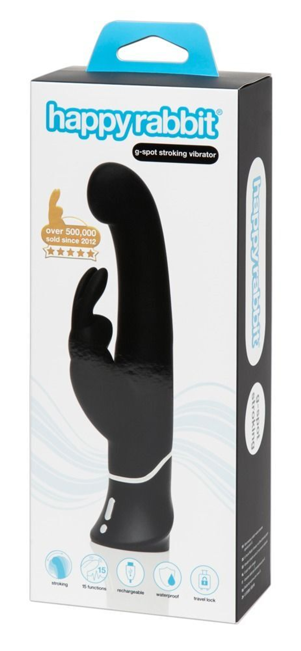 Вибратор-кролик g-spot stroking vibrator - 24,2 см.