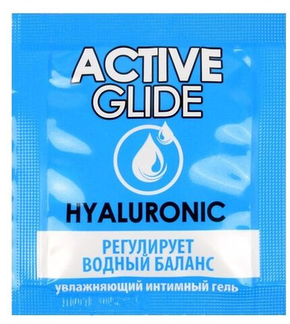 Лубрикант на водной основе Active Glide с гиалуроновой кислотой