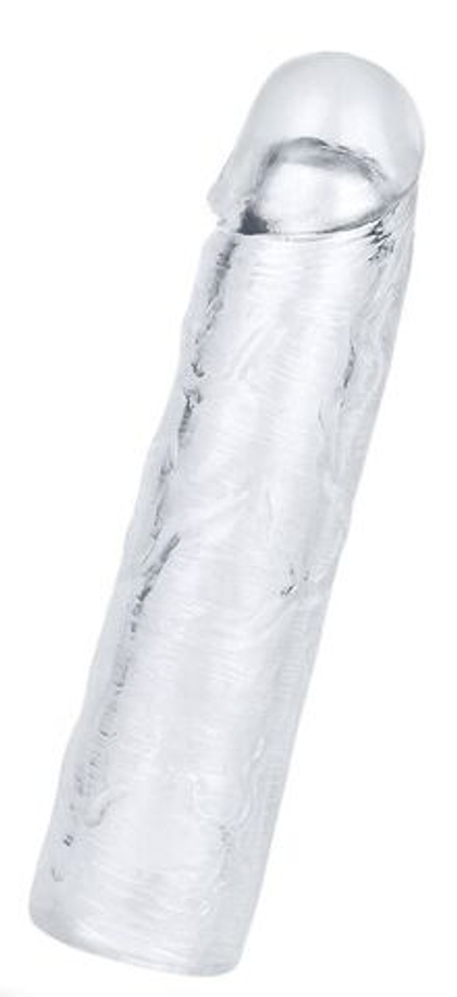 Прозрачная насадка-удлинитель flawless clear penis sleeve add 2 - 19 см.