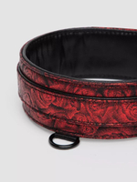 Стильный ошейник с поводком reversible faux leather collar and lead