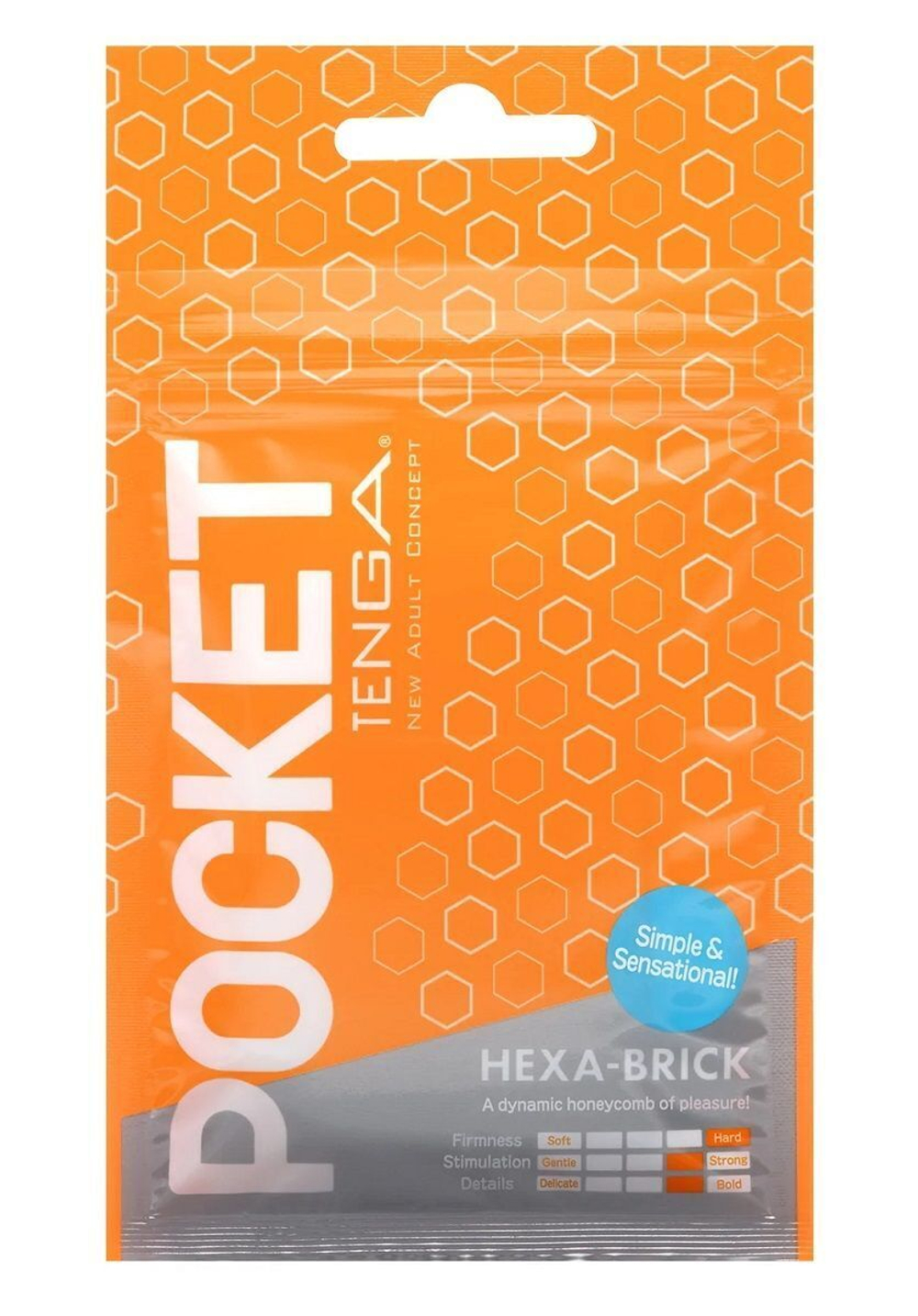 Карманный мастурбатор hexa-brick