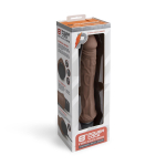 Вибратор-реалистик 8  girthy realistic vibrator - 24,5 см.