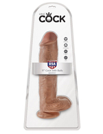 Реалистичный фаллоимитатор на присоске 11 cock with balls
