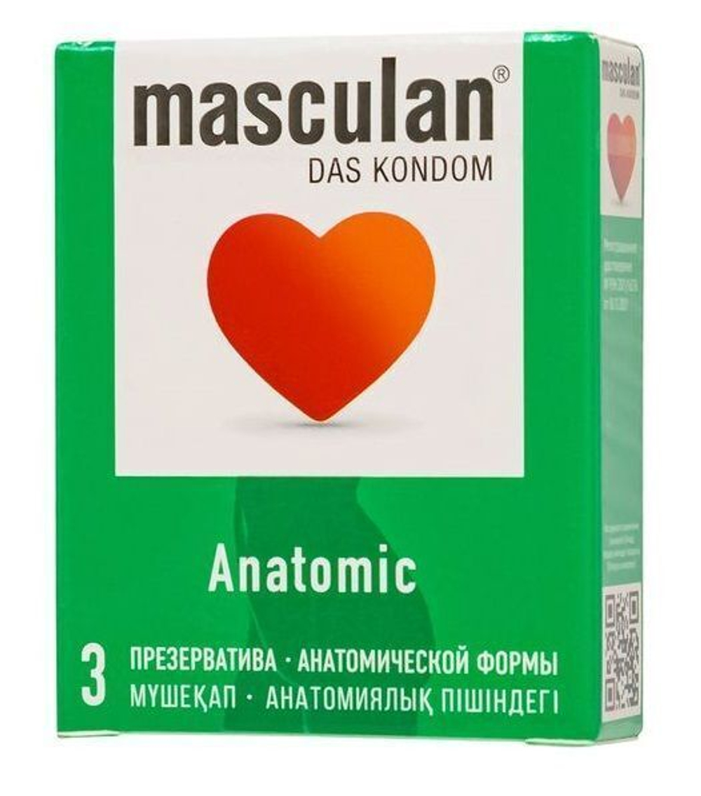 Презервативы анатомической формы Masculan Anatomic