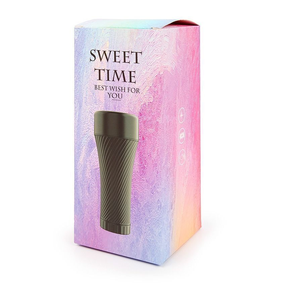 Суперреалистичный мастурбатор Sweet Time в колбе Black Sensation