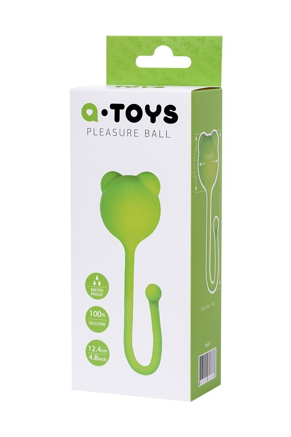 Силиконовый вагинальный шарик a-toys с ушками