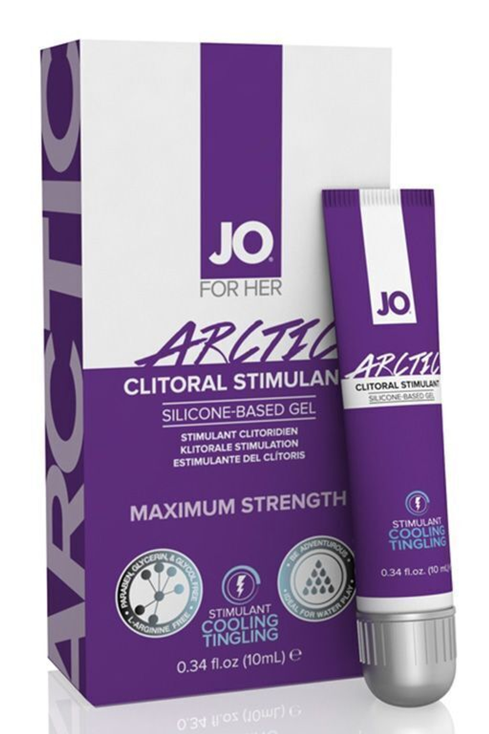 Возбуждающий гель с охлаждающим эффектом JO Clitoral Arctic - 10 мл.