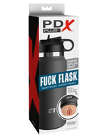 Серый мастурбатор в виде бутылки f*ck flask