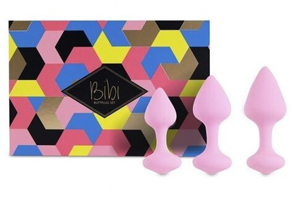 Набор из 3 анальных пробок Bibi Butt Plug Set