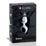 Фигурная анальная вибропробка spiral anal plug - 12 см.