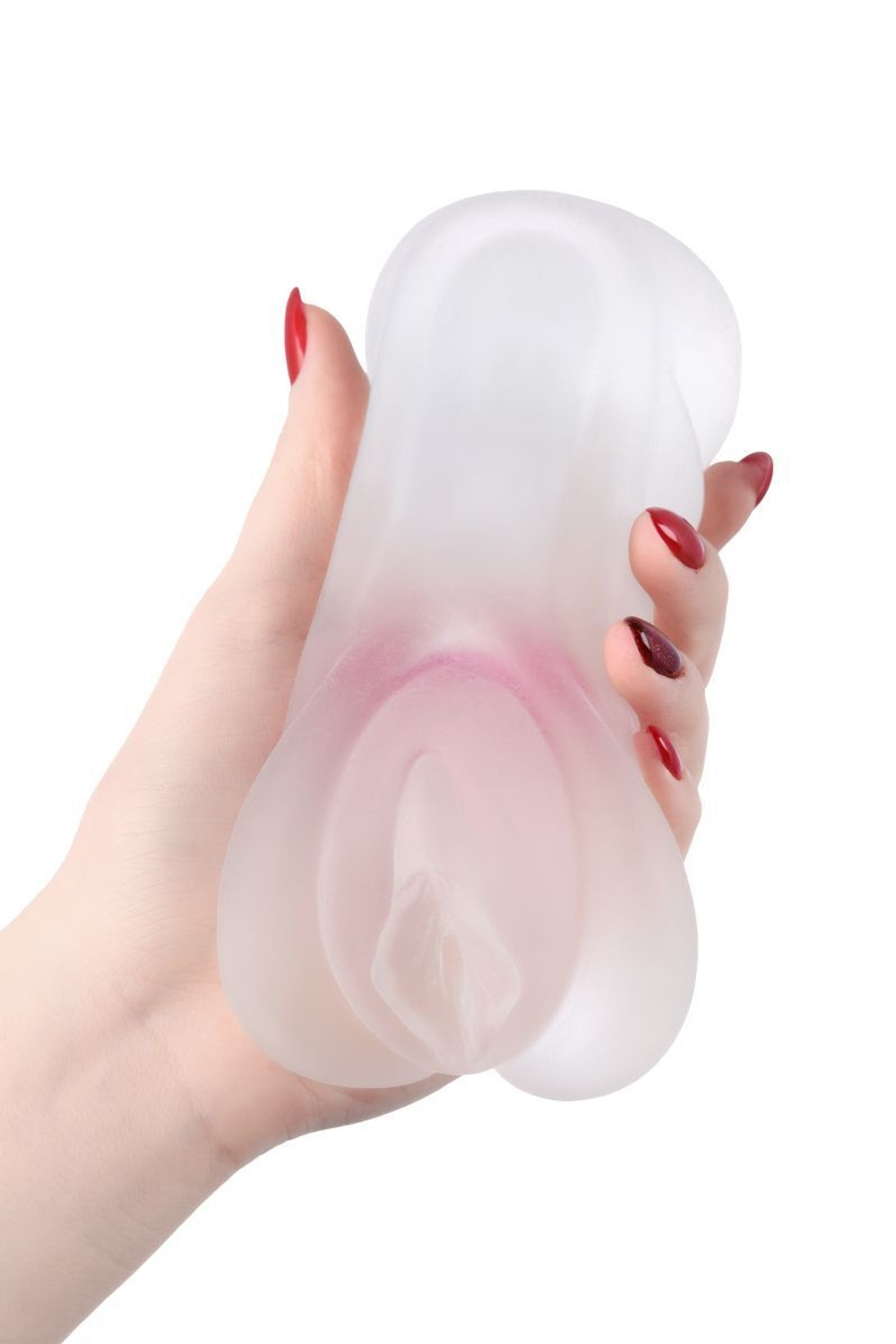 Прозрачный реалистичный мастурбатор juicy pussy crystal rose