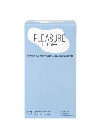Ультратонкие презервативы pleasure lab - 12 шт.