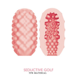 Реалистичный розовый полуторс с эффектом возбуждения Seductive-G