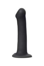 Черный фаллос на присоске silicone bendable dildo