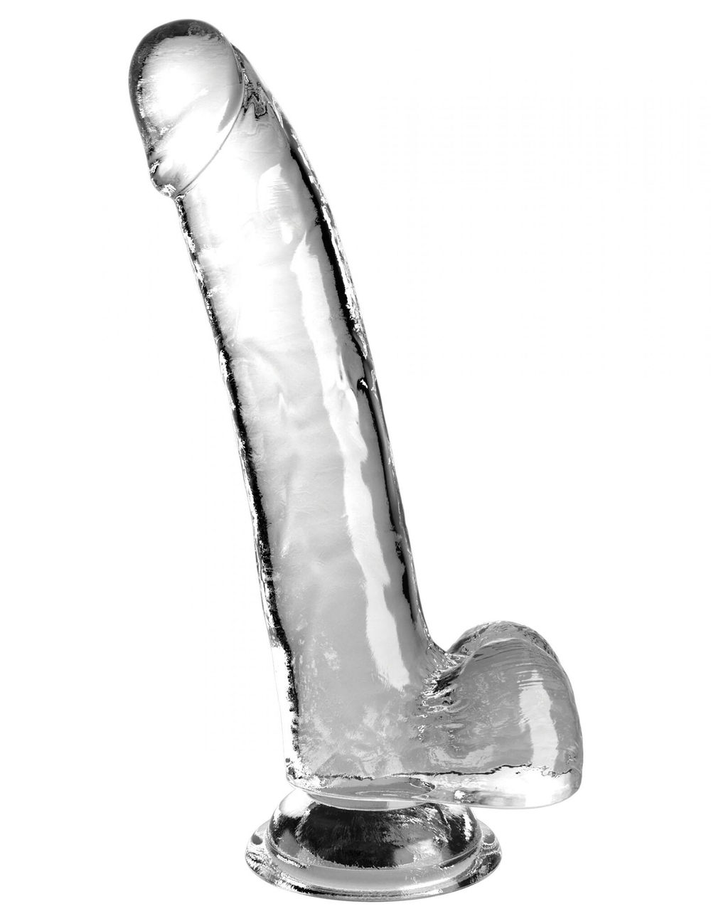 Фаллоимитатор с мошонкой на присоске 9’’ cock with balls - 24,8 см.