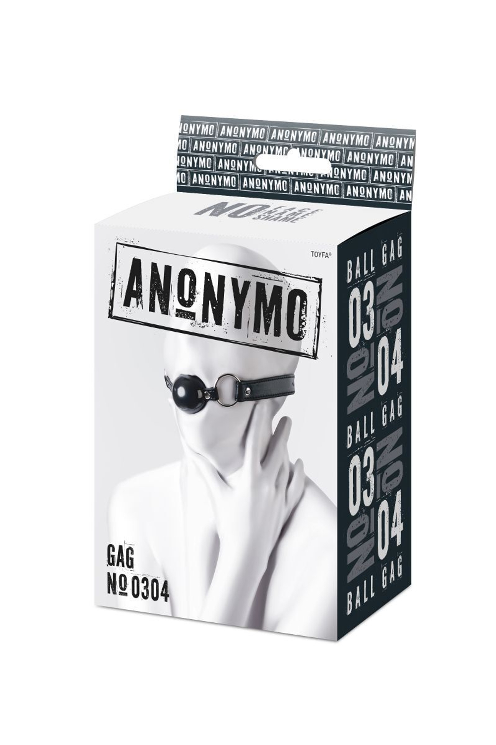 Кляп-шар на ремешках anonymo