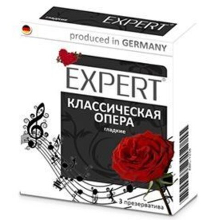 Гладкие презервативы Expert Классическая опера