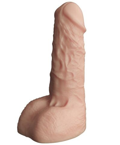 Телесный фаллоудлинитель с мошонкой Cock Next - 17 см.