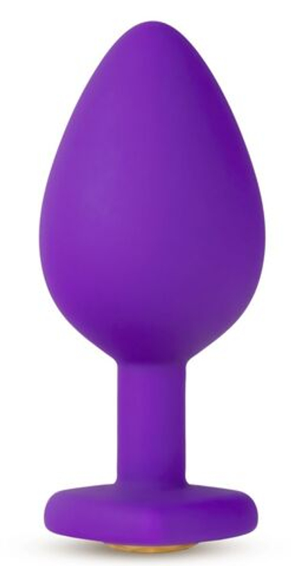 Анальная пробка bling plug со стразом