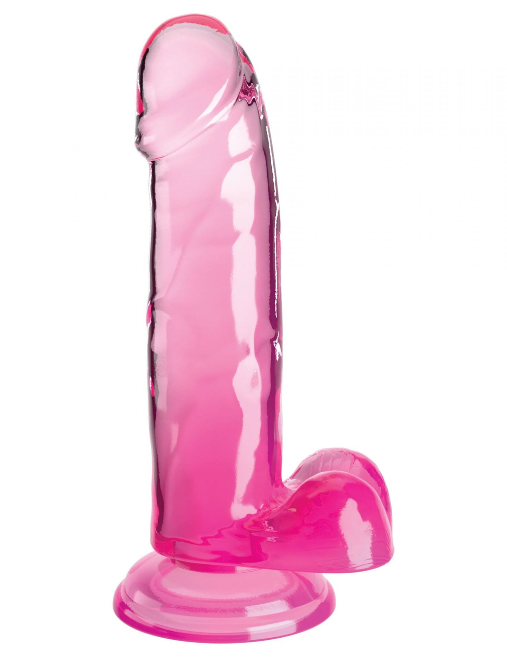 Фаллоимитатор с мошонкой на присоске 7’’ cock with balls - 20,3 см.