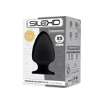 Черная анальная втулка Premium Silicone Plug