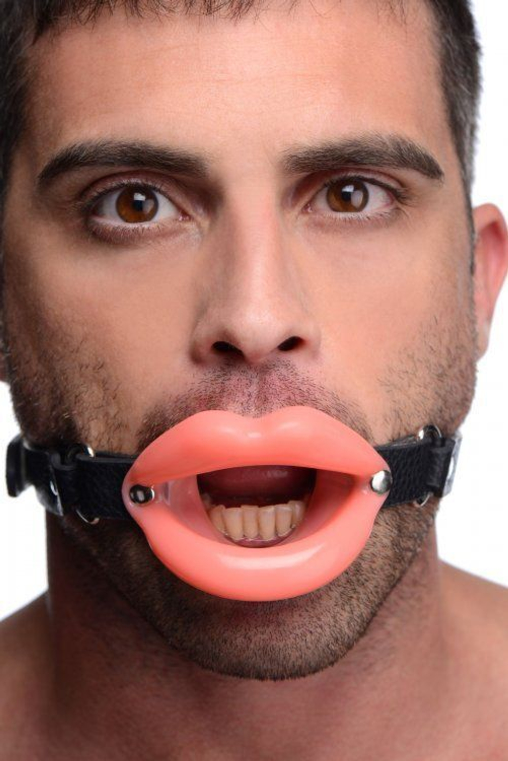 Кляп в форме губ sissy mouth gag