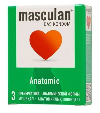 Презервативы анатомической формы Masculan Anatomic
