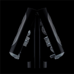 Чёрный мастурбатор flip hole black